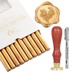 Yoption Wax Seal Kit, Eucalyptus Wax Seal Stamp, Wine Packages by Yoption