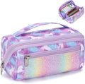 Large Pencil Case for Boys, Durable Pencil Pouch for School, Wide Opening Soft by BrainyBees