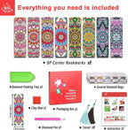 8 PC Diamond Art Bookmarks Kit for Adult Crafts Kit Gifts for Women Mandala | - Image 5