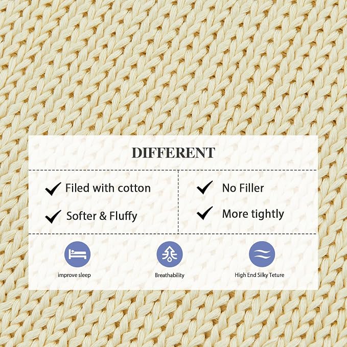 L'AGRATY Knitted Weighted Blanket - Image 3
