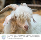 REAL MOHAIR LOCKS. Organic Natural White Wool Fiber - Image 7