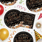 40Pcs Whiskey Birthday Plates Napkins - Image 5