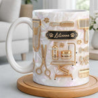 Personalized Funny Groomer Mug for Women, Hairdresser Coffee Cup Gift for - Image 2