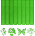 HTVSTD Forest Green Flock HTV Heat Transfer Vinyl 8pcs 12×10in | Vivid Color by CraftingEveryday