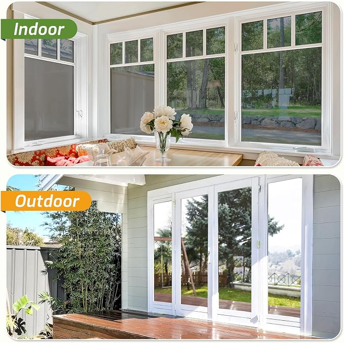 LUTE One Way Window Privacy Film, Window Tint, 17.5" x 78.7" | Sun Blocking UV - Image 8