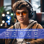 ANYLUV Blue Light Blocking Glasses Men Computer Gaming Glasses Lightweight - Image 2