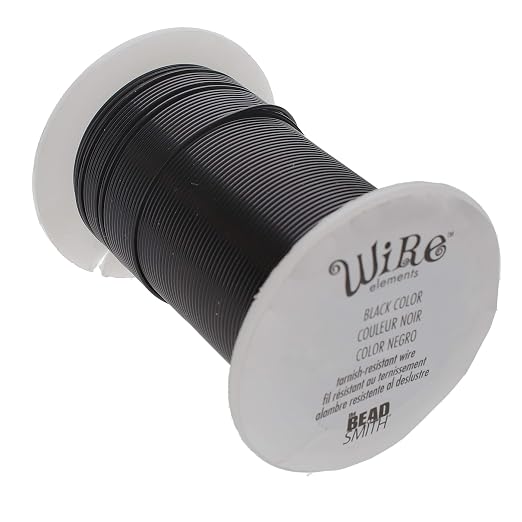 The Beadsmith Wire Elements 28-Gauge Lacquered Tarnish-Resistant Copper Wire by TheBeadsmith
