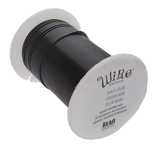 The Beadsmith Wire Elements 26-Gauge Lacquered Tarnish-Resistant Copper Wire by TheBeadsmith