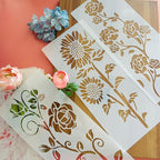 Large Flower Stencils for Painting, and Windows - Image 3