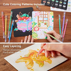 Shuttle Art 30 Colors Cute Journal Pens 0.6mm Fine Point Colored Gel Pens - Image 4
