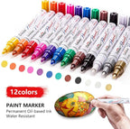 TFIVE Paint Pens Paint Markers on Almost Anything Never Fade Quick Dry and - Image 8