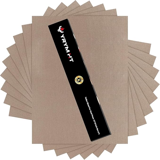 10 Pack PTFE Sheet for Heat Press by YRYMHT