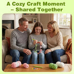 WaldyWop Crochet Kit for Beginners: 4 Flower Bracelets Starter Kit w/Videos | - Image 7
