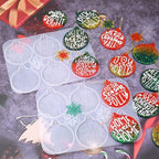 Sakolla Christmas Resin Molds 2 Pack Christmas Silicone Molds Ornaments Resin - Image 5