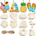 80PCS Unfinished Ornament Wood Crafts, Painting Blank Wooden Cutouts | DIY 10 by GFPGYQ