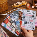 Girl's Japanese Retro Words Sticker Book, 700+ Kawaii Japanese Phrase Stickers - Image 5
