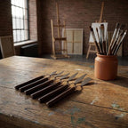 Palette Knife Set of 7, Stainless Steel Painting Knives - Image 8