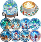 Benjenes 8PCS Diamond Art Coasters Kit by Benjenes
