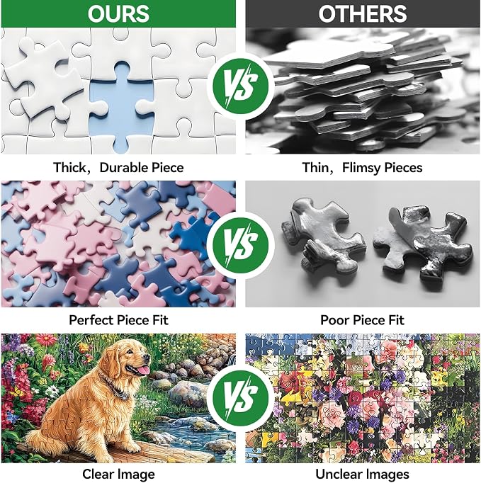 500 Piece Jigsaw Puzzle for Adults –Dog Nature Jigsaw Puzzles 500 Pieces - Image 4