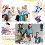 6 Pcs Family Style Hand Puppets Soft Plush Puppet Family Members Cute Hand Toys - Image 5