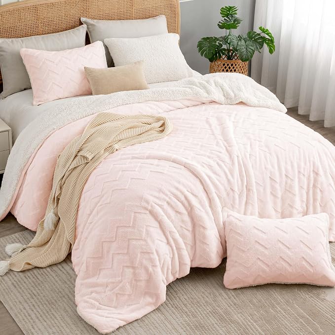 BEDELITE Fluffy King Size Comforter Set - Image 3