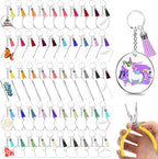 251PCS Blank Keychains for Vinyl, Acrylic Blanks Bulk - Image 6