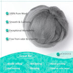 Kondoos Natural Wool roving, 2 OZ. Best Wool - Image 3