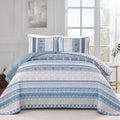 WONGS BEDDING Boho Quilt Set Full Size, Lightweight Bedspread Coverlet Bedding by WONGSBEDDING