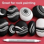 ARTISTRO 24 White Acrylic Paint Markers - Image 7