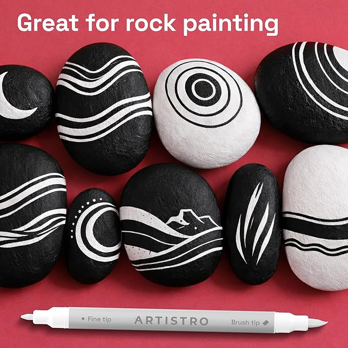 ARTISTRO 24 White Acrylic Paint Markers - Image 7