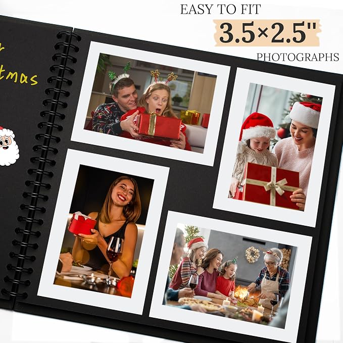 Scrapbook 7x7 Inch DIY Scrapbook Album Hardcover Kraft Paper 40 pages/20 sheets - Image 4