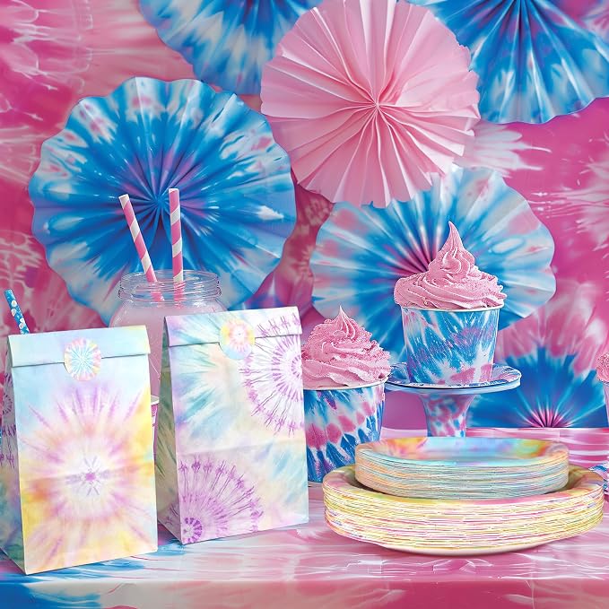 Tie Dye Party Decorations Set - Image 5