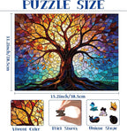 300pcs Wooden Puzzles for Adults Unique Animal Shaped Pieces Colorful Funny - Image 2