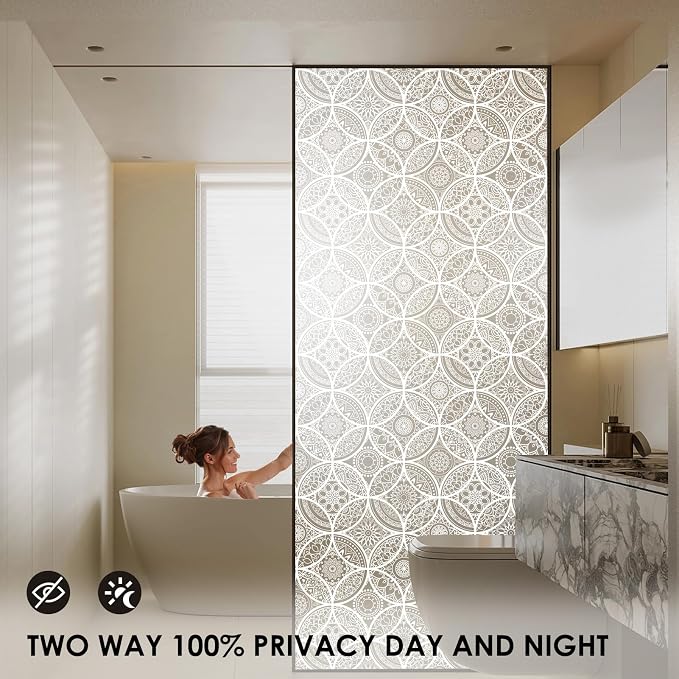 DKTIE Bohemian Decor Stained Glass Window Film - Image 2