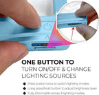 MagniPros 5X Large LED Hands-Free Full Page Magnifying Glass - Image 3