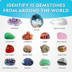 NATIONAL GEOGRAPHIC Mega Gemstone Dig Kit – Dig Up 15 Real Gemstones and - Image 4