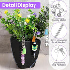 48 Pcs Beadable Keychains: Modern DIY Keychain Supplies - Image 3