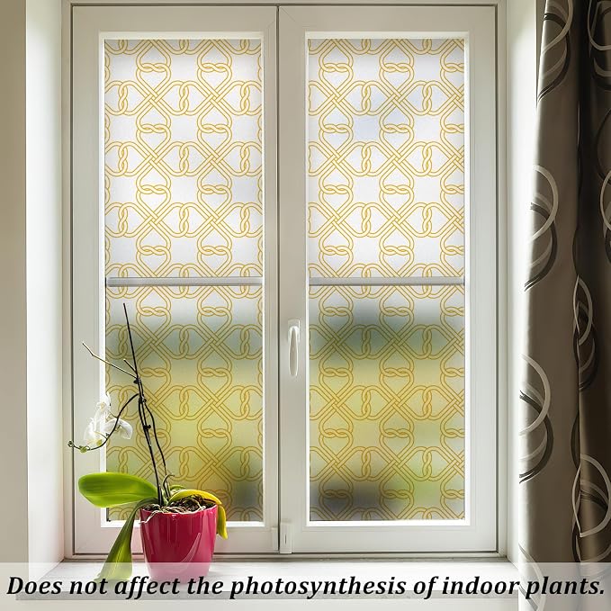 DKTIE Celtic Knot Seamless Pattern Full Privacy Window Film - Image 8