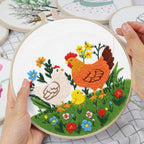 Louise Maelys 3 Packs Chicken Embroidery Kit - Image 4