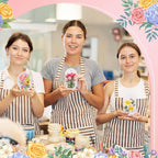 Teyva Daily 12 Sets Flower Ceramic Painting Kit DIY Ceramic to Paint Your Own - Image 3
