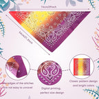 100 Pack Bandanas Unisex Paisley Bandanas Bulk Multi Purpose Cowboy Head Wrap - Image 3