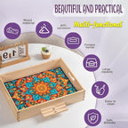 EWJRNSF Diamond Art Kits for Adults Wooden Serving Trays - Image 4