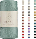 Sensy Premium 2mm 251 Yards Polyester Rope 100% Polypropylene Cord Macrame Cord by SSENSY