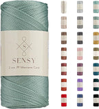 Sensy Premium 2mm 251 Yards Polyester Rope 100% Polypropylene Cord Macrame Cord by SSENSY