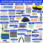 242 Pcs Gundam Tool Kit, Professional Model Tool Kit - Image 2