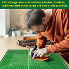 NEWBRAUG 23'' × 47'' Large Self Healing Cutting Double Sided 5-Ply Mat - Image 7