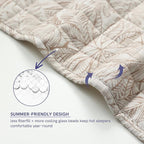 YnM 12lbs Weighted Blanket for Adults, Linen Heavy Bed Throw Blanket - Image 5