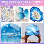 Pnente Crystal Clear Epoxy Resin Kit, 32oz Professional Self-Leveling No-Bubble - Image 2