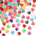 MARFOREVER 120 Pcs Heart Charms by MARFOREVER