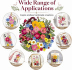 180 pcs Dried Flowers for Resin, Natural Flowers and Leaves Kit - Image 8